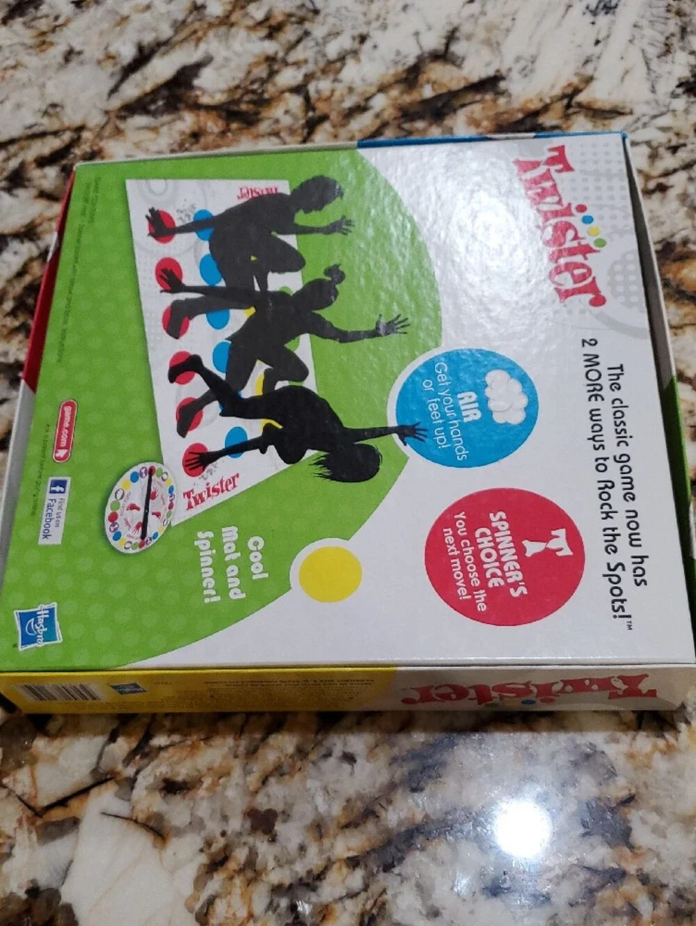 Hasbro Twister Game - Red, Blue, Green, Yellow